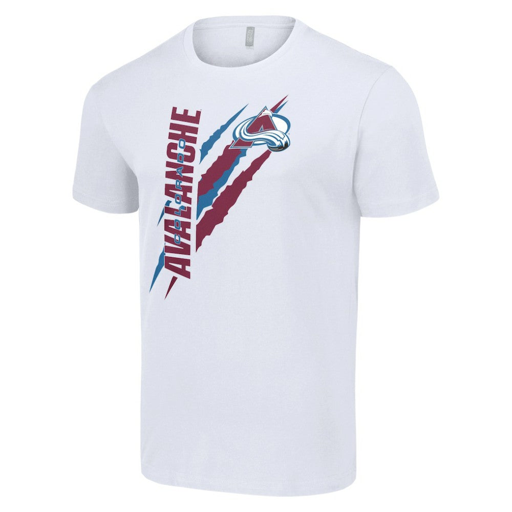 NHL Colorado Avalanche Starter Color Scratch T-Shirt - White