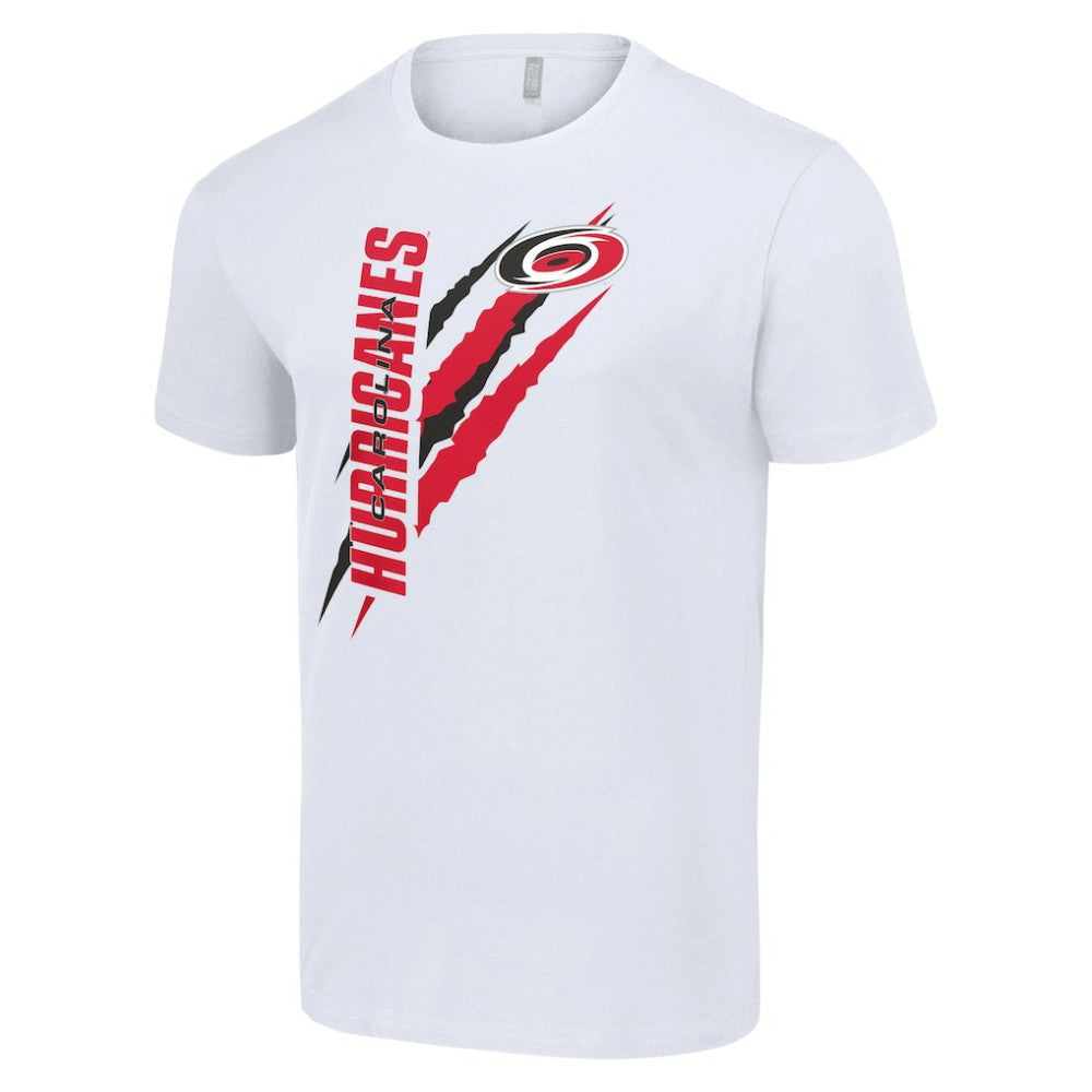NHL Carolina Hurricanes Starter Color Scratch T-Shirt - White