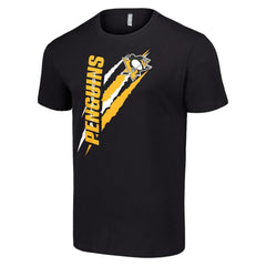 NHL Pittsburgh Penguins Starter Color Scratch T-Shirt - Black