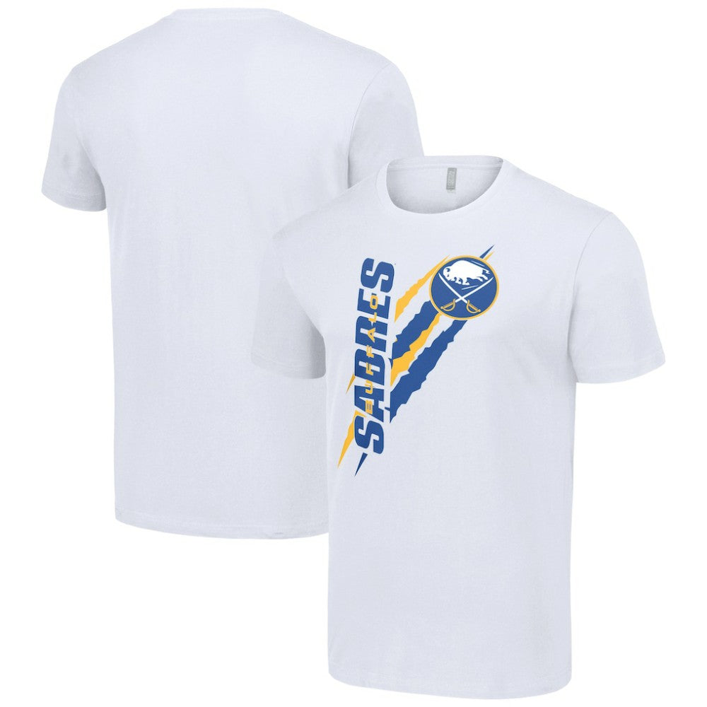 NHL Buffalo Sabres Starter Color Scratch T-Shirt - White