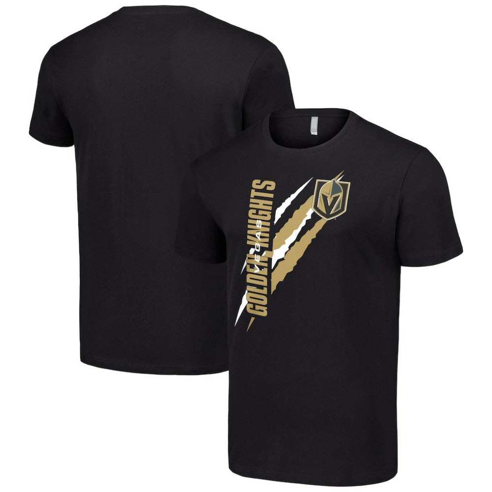 NHL Vegas Golden Knights Starter Color Scratch T-Shirt - Black