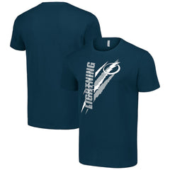 NHL Tampa Bay Lightning Starter Color Scratch T-Shirt - Navy