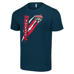 NHL Florida Panthers Starter Color Scratch T-Shirt - Navy
