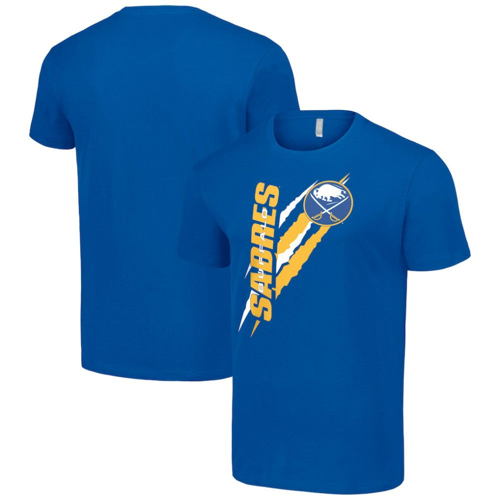 NHL Buffalo Sabres Starter Color Scratch T-Shirt - Royal