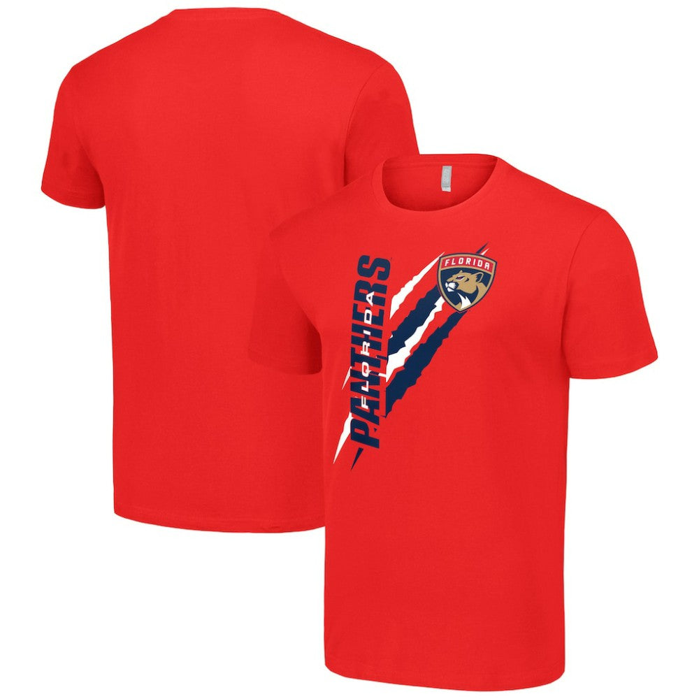 NHL Florida Panthers Starter Color Scratch T-Shirt - Red