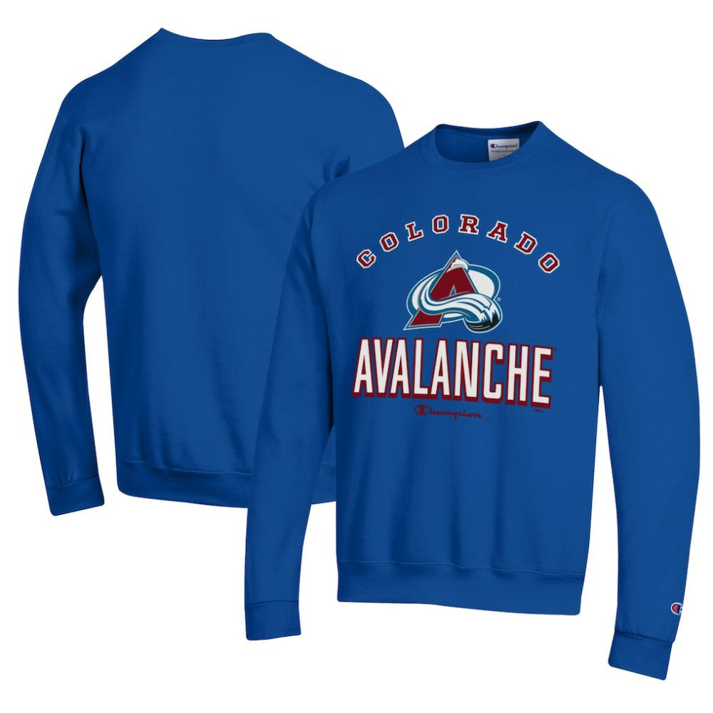 NHL Colorado Avalanche Champion Eco Powerblend Crewneck Sweatshirt - Royal