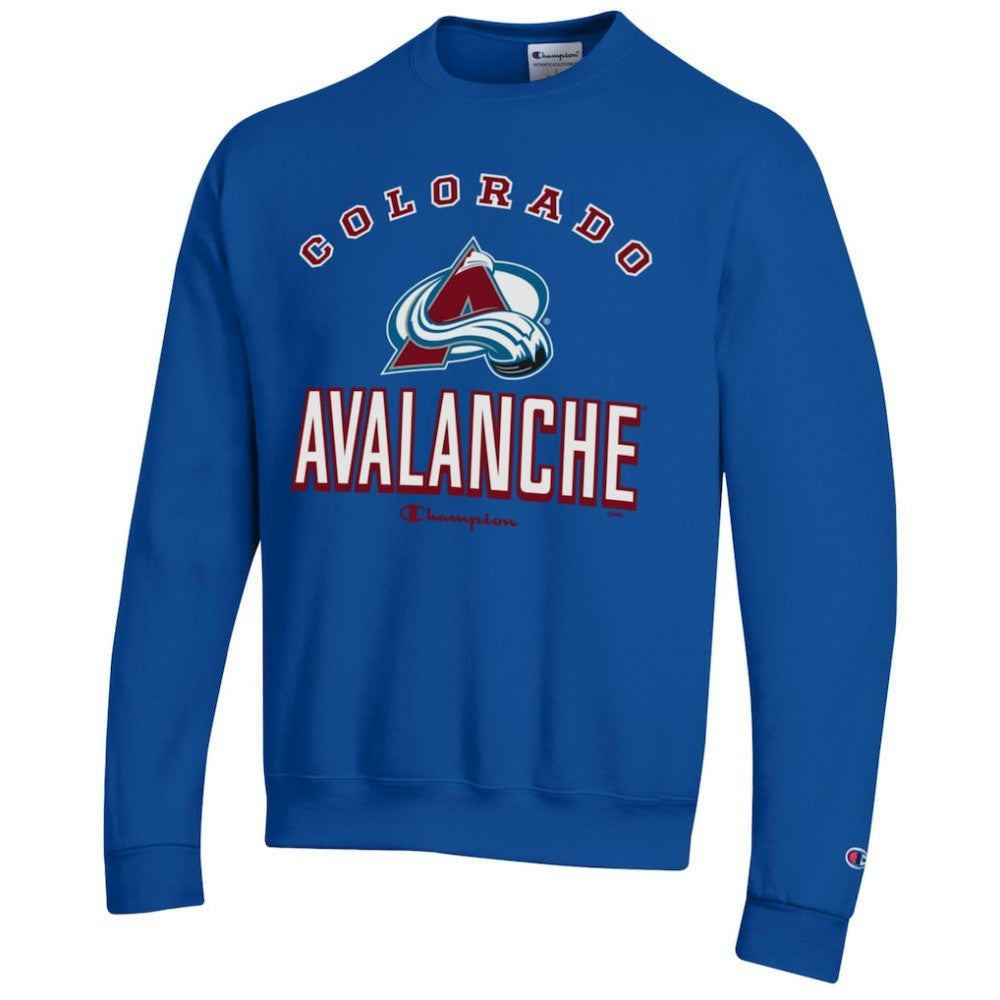 NHL Colorado Avalanche Champion Eco Powerblend Crewneck Sweatshirt - Royal