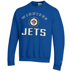 NHL Winnipeg Jets Champion Eco Powerblend Crewneck Sweatshirt - Royal