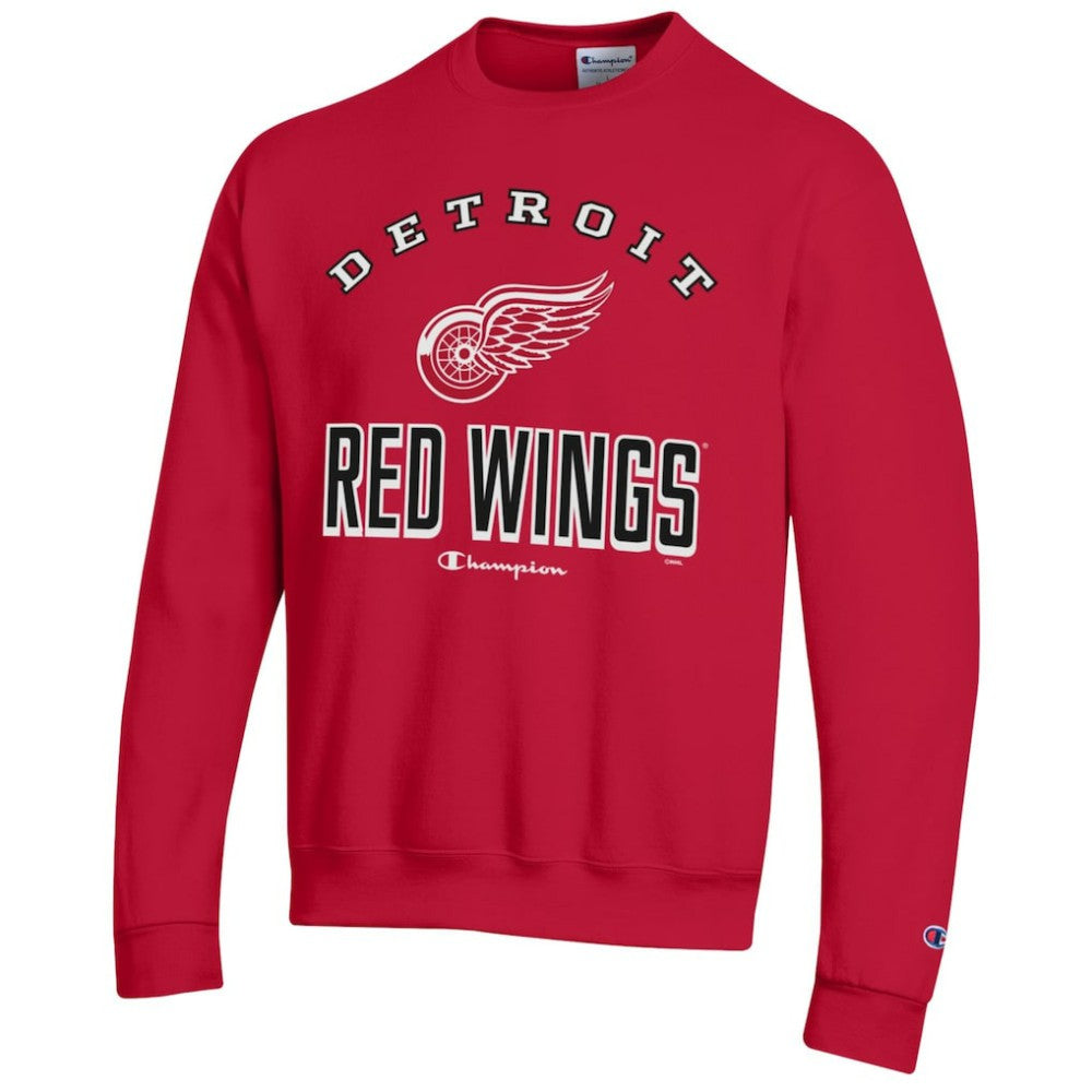 NHL Detroit Red Wings Champion Eco Powerblend Crewneck Sweatshirt - Red