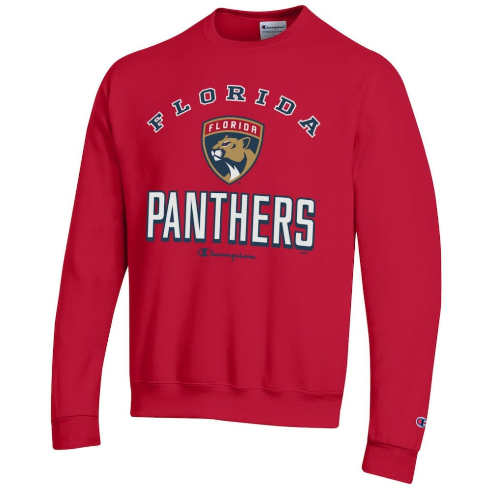 NHL Florida Panthers Champion Eco Powerblend Crewneck Sweatshirt - Red