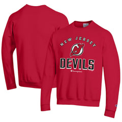 NHL New Jersey Devils Champion Eco Powerblend Crewneck Sweatshirt - Red