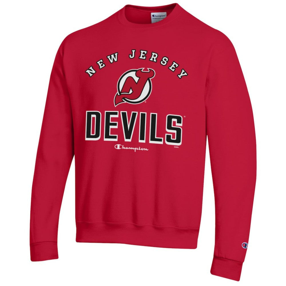 NHL New Jersey Devils Champion Eco Powerblend Crewneck Sweatshirt - Red