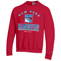 NHL New York Rangers Champion Eco Powerblend Crewneck Sweatshirt - Red