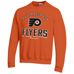 NHL Philadelphia Flyers Champion Eco Powerblend Crewneck Sweatshirt - Orange