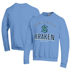 NHL Seattle Kraken Champion Eco Powerblend Crewneck Sweatshirt - Light Blue