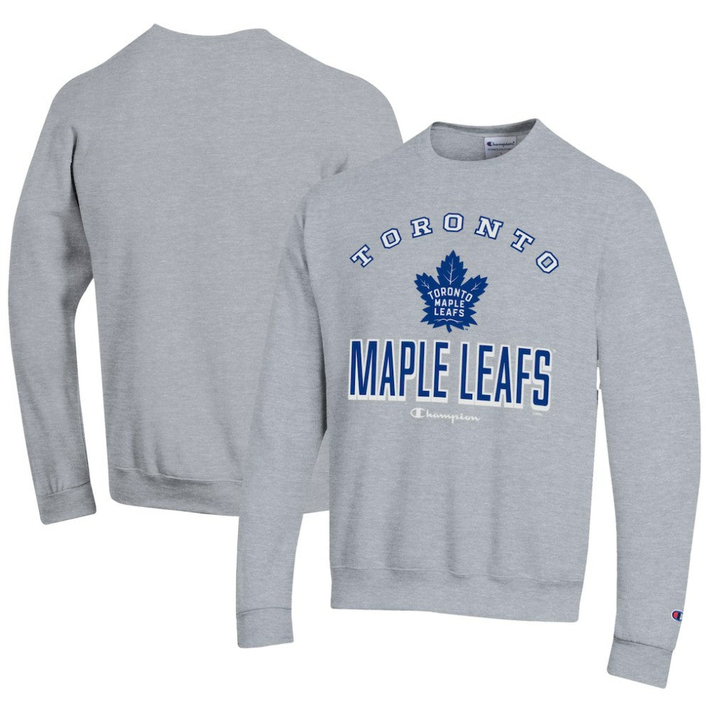 NHL Toronto Maple Leafs Champion Eco Powerblend Crewneck Sweatshirt - Gray