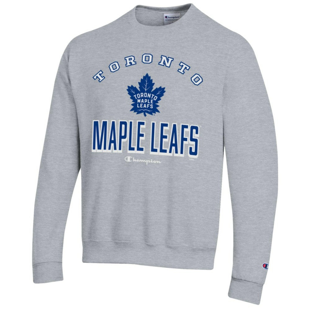NHL Toronto Maple Leafs Champion Eco Powerblend Crewneck Sweatshirt - Gray
