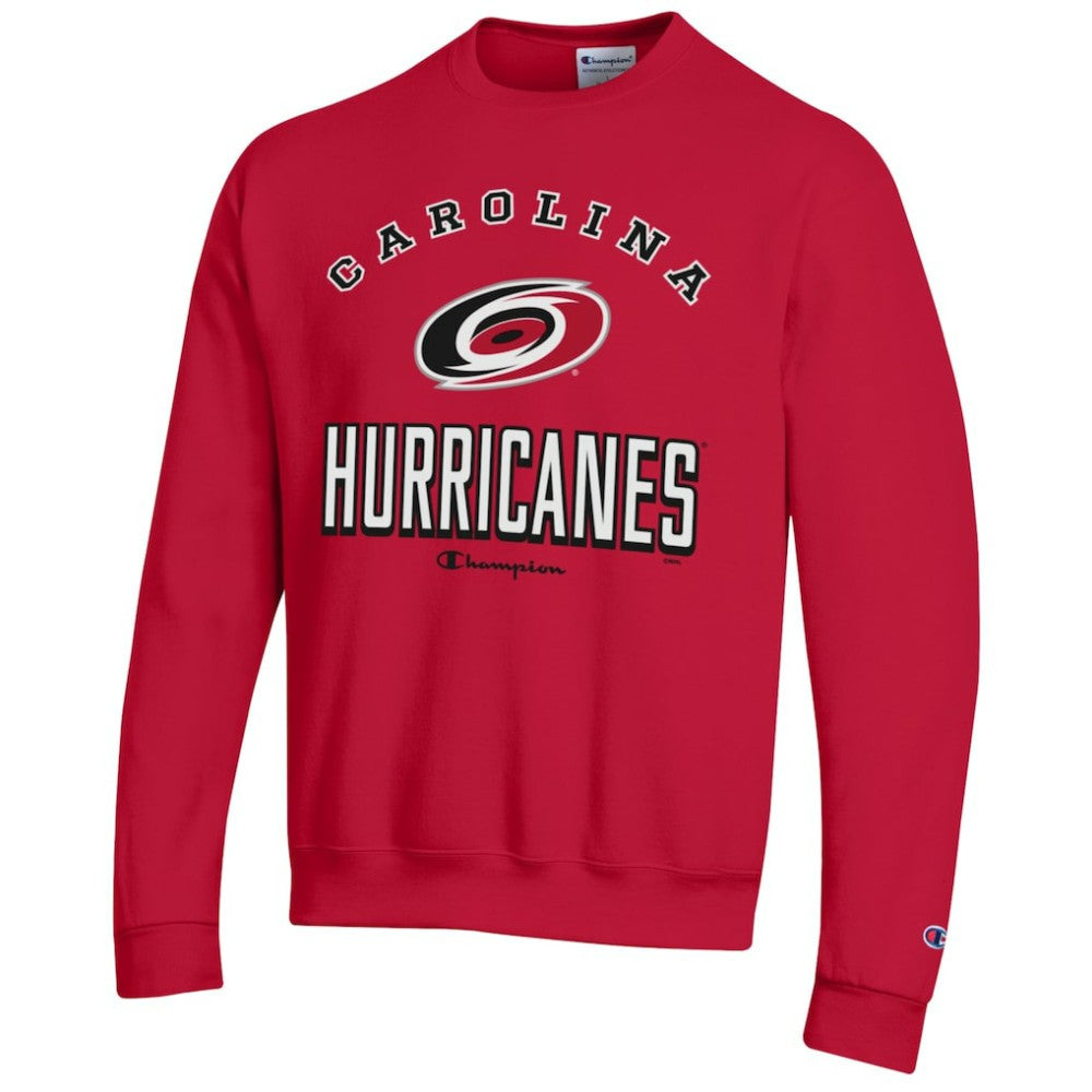 NHL Carolina Hurricanes Champion Eco Powerblend Crewneck Sweatshirt - Red