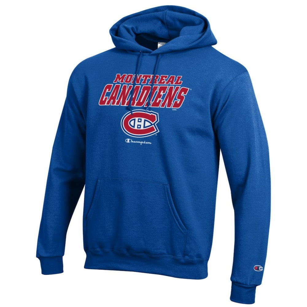 NHL Montreal Canadiens Champion Eco Powerblend Pullover Hoodie - Royal
