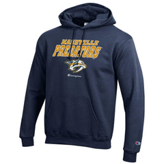 NHL Nashville Predators Champion Eco Powerblend Pullover Hoodie - Navy