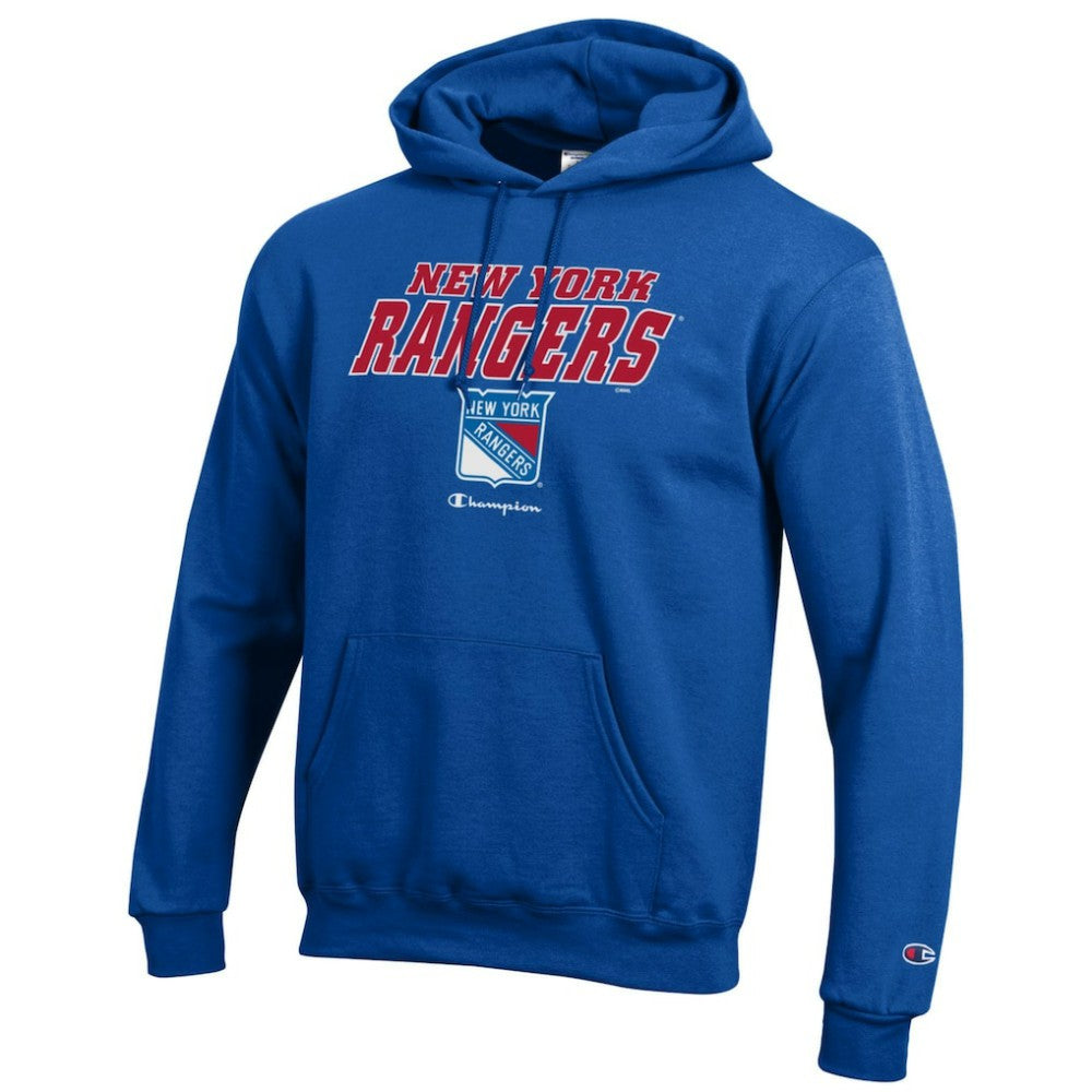 NHL New York Rangers Champion Eco Powerblend Pullover Hoodie - Royal
