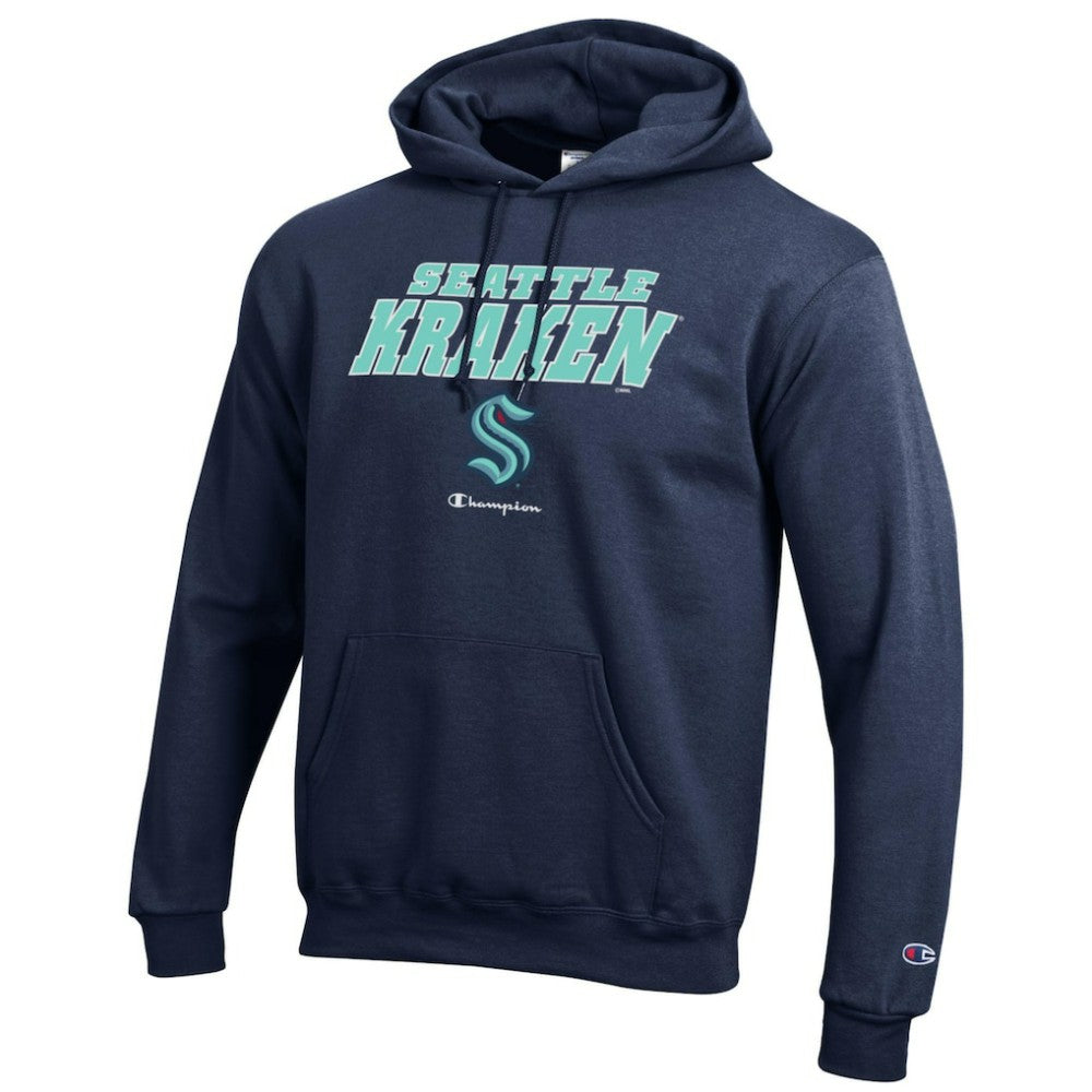 NHL Seattle Kraken Champion Eco Powerblend Pullover Hoodie - Deep Sea Blue
