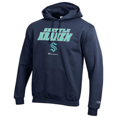 NHL Seattle Kraken Champion Eco Powerblend Pullover Hoodie - Deep Sea Blue