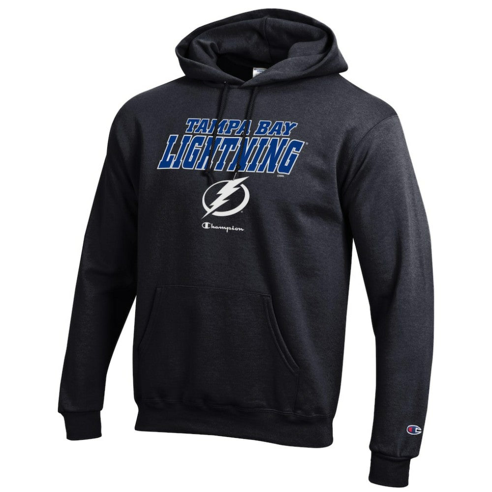 NHL Tampa Bay Lightning Champion Eco Powerblend Pullover Hoodie - Black