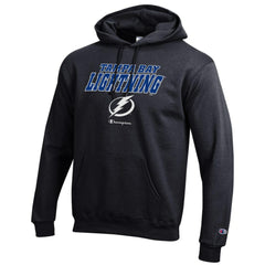NHL Tampa Bay Lightning Champion Eco Powerblend Pullover Hoodie - Black