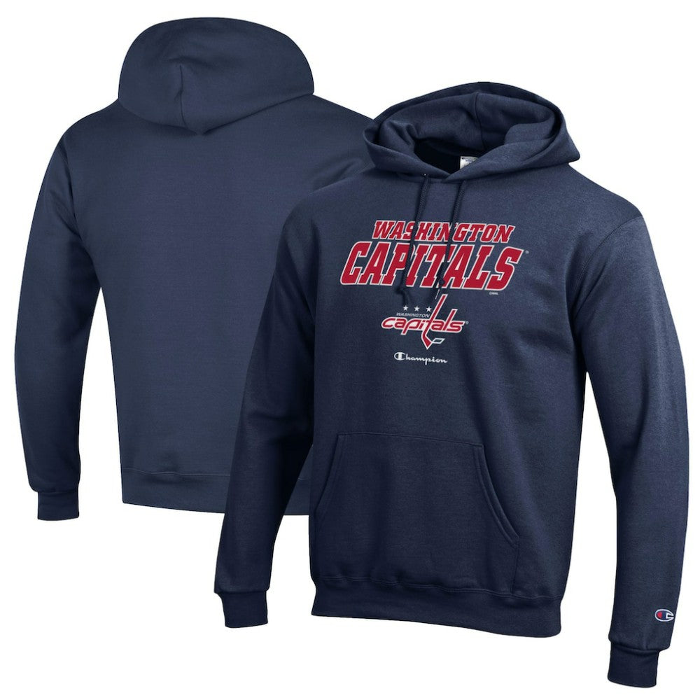 NHL Washington Capitals Champion Eco Powerblend Pullover Hoodie - Navy