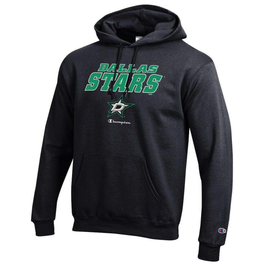 NHL Dallas Stars Champion Eco Powerblend Pullover Hoodie - Black