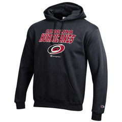 NHL Carolina Hurricanes Champion Eco Powerblend Pullover Hoodie - Black