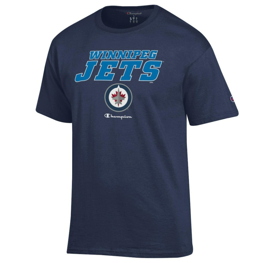 NHL Winnipeg Jets Champion Jersey T-Shirt - Navy