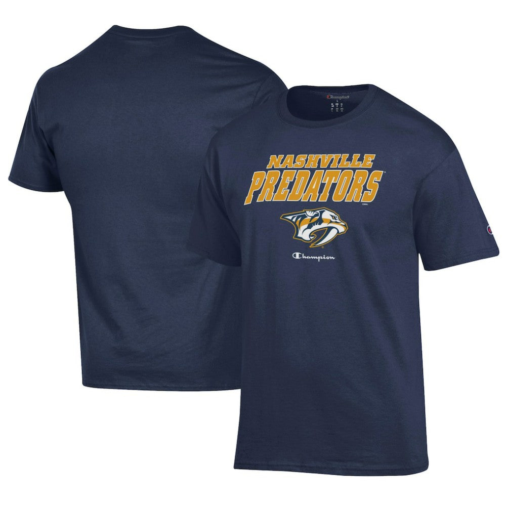NHL Nashville Predators Champion Jersey T-Shirt - Navy