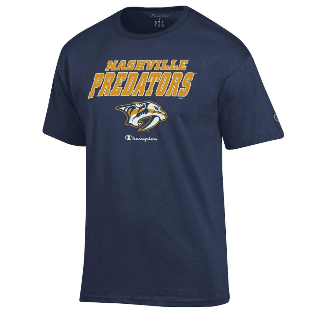 NHL Nashville Predators Champion Jersey T-Shirt - Navy