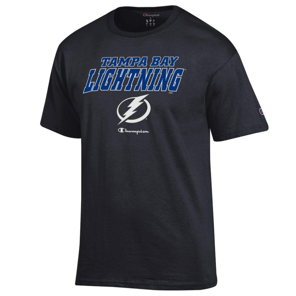NHL Tampa Bay Lightning Champion Jersey T-Shirt - Black