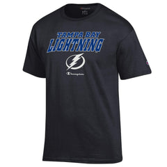 NHL Tampa Bay Lightning Champion Jersey T-Shirt - Black