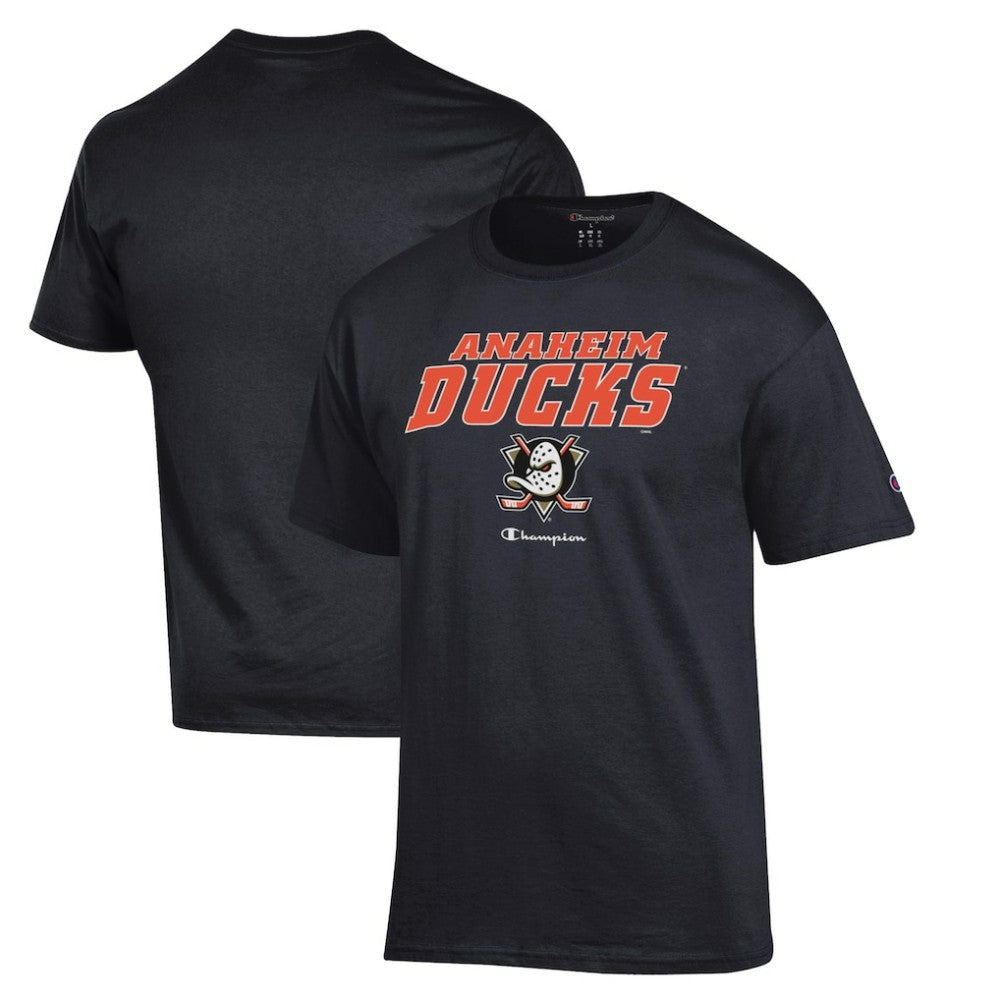 NHL Anaheim Ducks Champion Jersey T-Shirt - Black