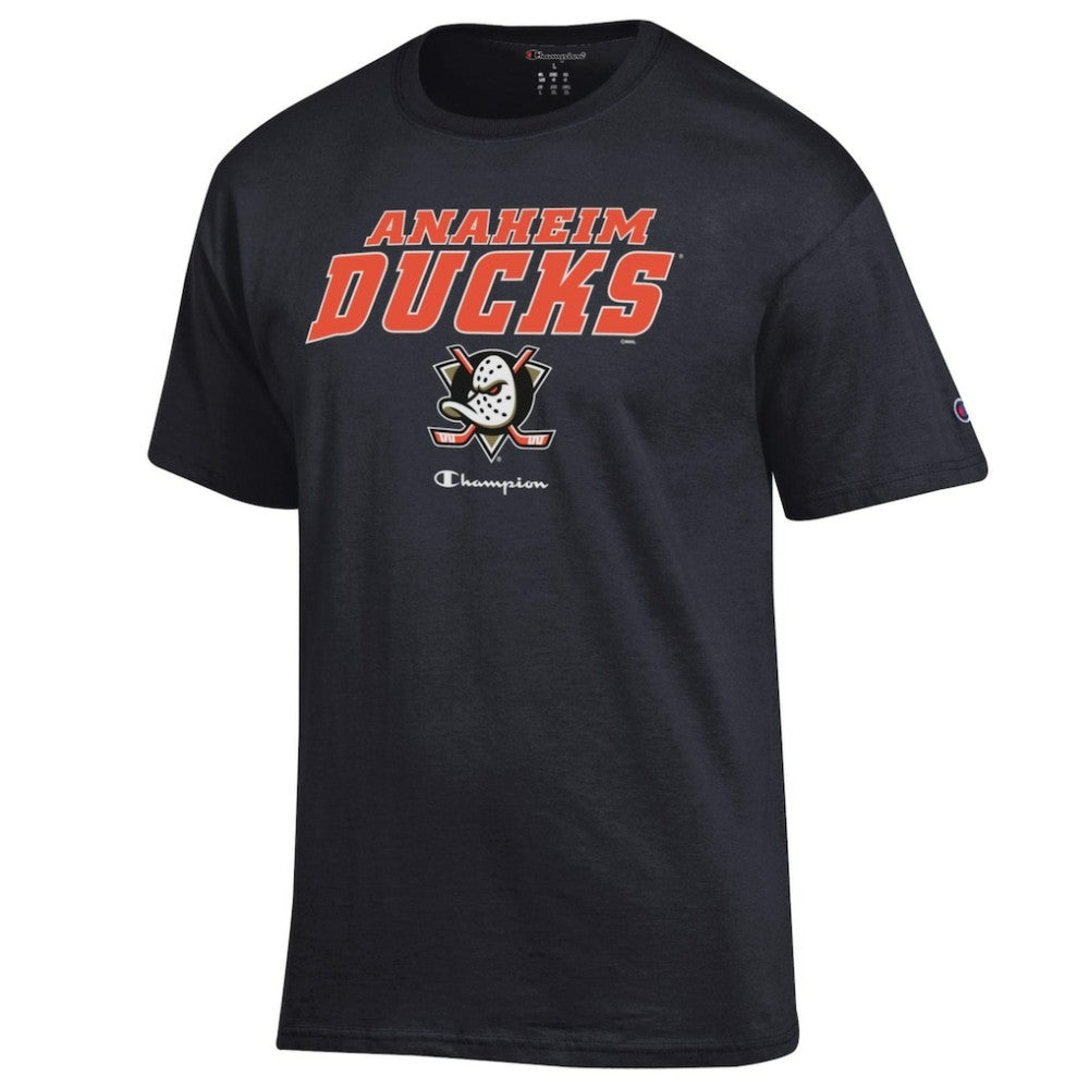 NHL Anaheim Ducks Champion Jersey T-Shirt - Black