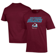 NHL Colorado Avalanche Champion Jersey T-Shirt - Burgundy