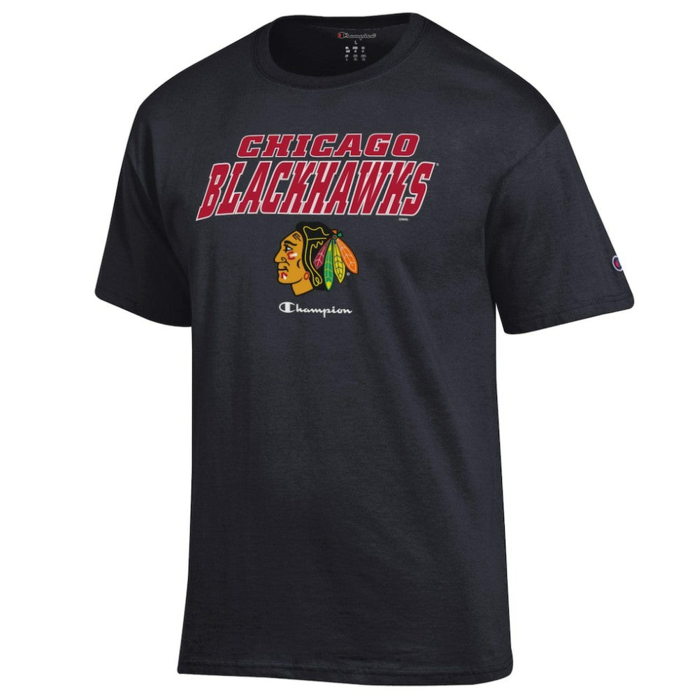 NHL Chicago Blackhawks Champion Jersey T-Shirt - Black
