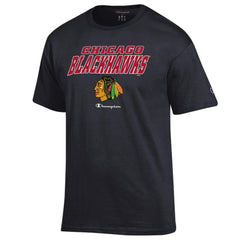 NHL Chicago Blackhawks Champion Jersey T-Shirt - Black