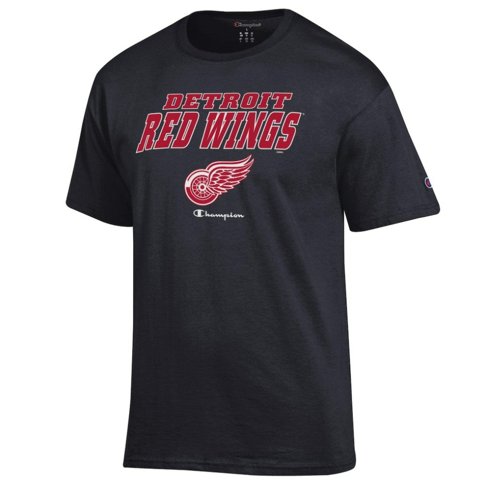 NHL Detroit Red Wings Champion Jersey T-Shirt - Black