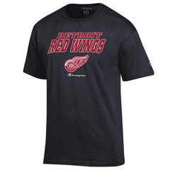 NHL Detroit Red Wings Champion Jersey T-Shirt - Black