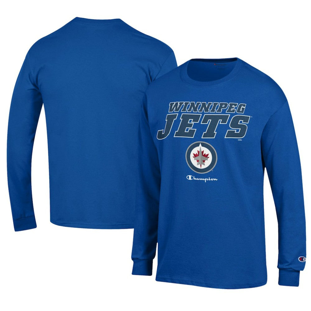 NHL Winnipeg Jets Champion Long-Sleeve Jersey T-Shirt - Royal