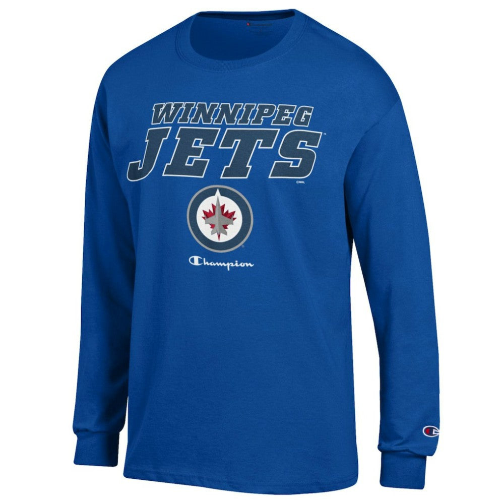 NHL Winnipeg Jets Champion Long-Sleeve Jersey T-Shirt - Royal