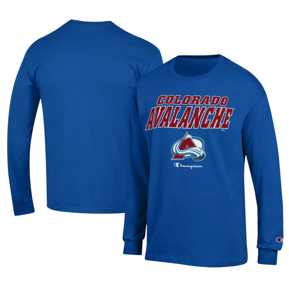 NHL Colorado Avalanche Champion Long-Sleeve Jersey T-Shirt - Royal