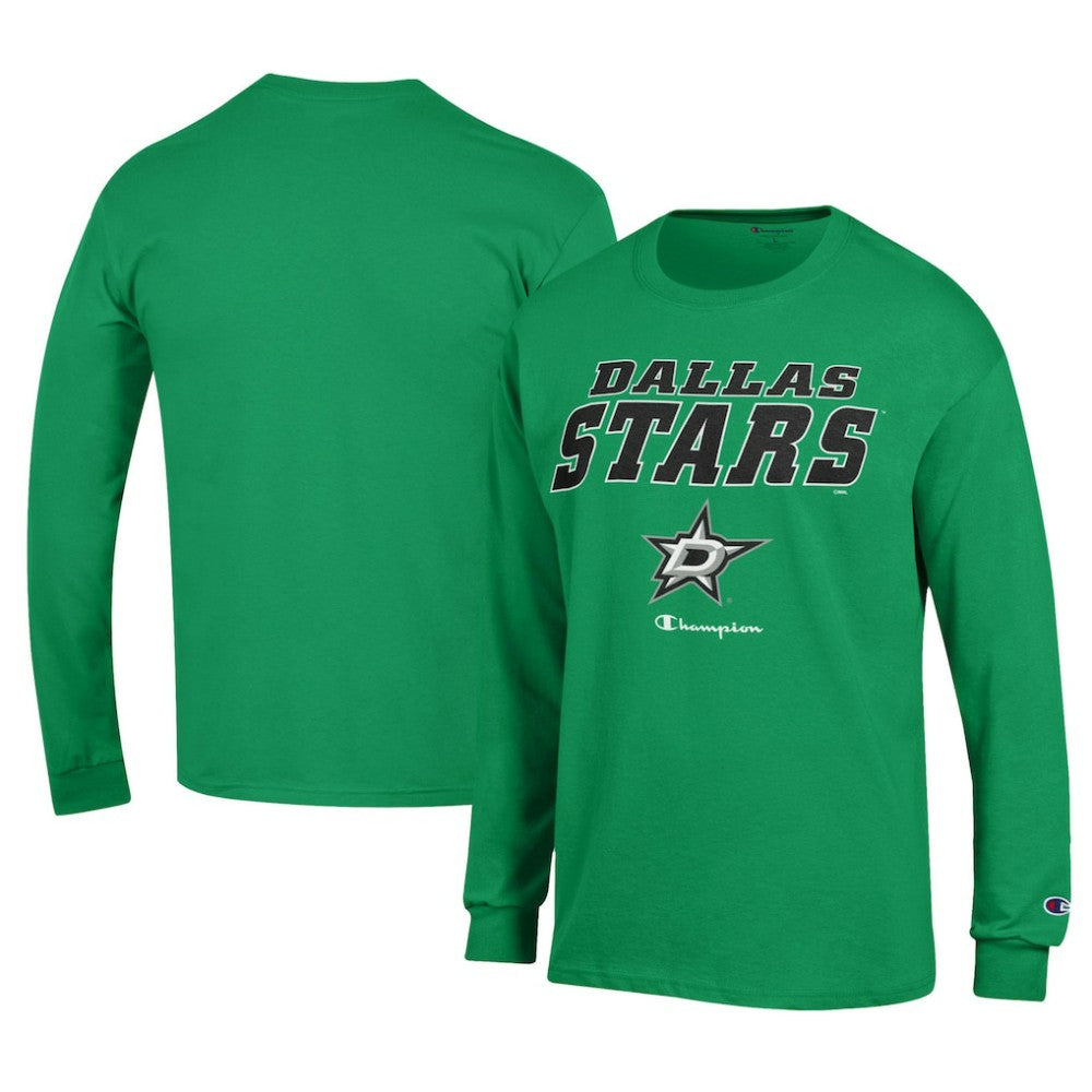 NHL Dallas Stars Champion Long-Sleeve Jersey T-Shirt - Kelly Green