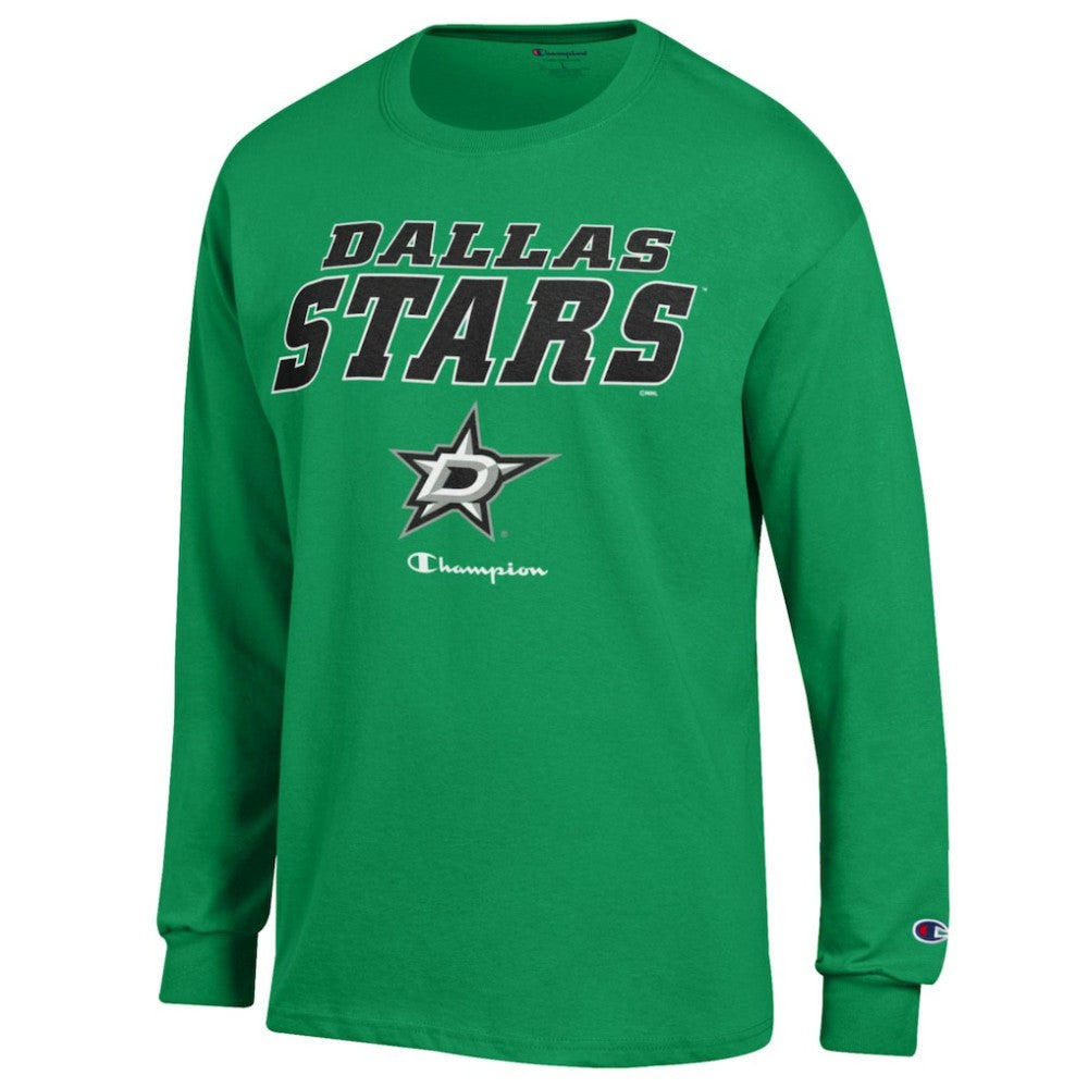 NHL Dallas Stars Champion Long-Sleeve Jersey T-Shirt - Kelly Green