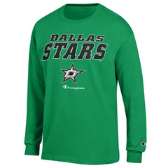 NHL Dallas Stars Champion Long-Sleeve Jersey T-Shirt - Kelly Green